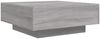 Couchtisch, Sofatisch mit LED-Leuchten Grau Sonoma 80x80x31 cm Bild 3