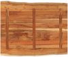 vidaXL Tischplatte 100x80x2,5cm Rechteckig Massivholz Akazie Baumkante 370628 Bild 5