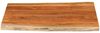 vidaXL Tischplatte 100x80x2,5cm Rechteckig Massivholz Akazie Baumkante 370628 Bild 3