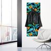 Queence Garderobe - "Philine" Druck auf hochwertigem Arcylglas inkl. Edelstahlhaken und Aufhängung, Format: 50x120cm Bild 2