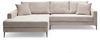 Liadomo Ecksofa Hilary, Cordbezug, verschiedene Farben, Ottomane links oder rechts, Kissen Bild 4