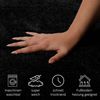 OTTO home Badematte Neele, Höhe 20 mm, rutschhemmend beschichtet, schnell trocknend, Polyester, rund, Badteppich, getuftet, modern, Uni, antirutsch, flauschig, Hochflor Bild 3