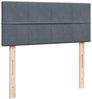 vidaXL Boxspringbett mit Matratze Dunkelgrau 120x190 cm Samt 3287687 Bild 5