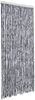 vidaXL Insektenschutz-Vorhang Silbern 90x220 cm Chenille 284286 Bild 2