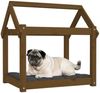 vidaXL Hundebett 71 x 55 x 70 cm Massivholz Kiefer, Honigbraun Bild 4