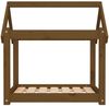 vidaXL Hundebett 71 x 55 x 70 cm Massivholz Kiefer, Honigbraun Bild 5
