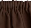 Beautissu Vorhang 2er Set Thermovorhang Gardine Braun Amelie TK, 140x245cm, Vorhang isolierend Kälte- & Hitzeschutz Universalband Verdunkelnd Bild 4