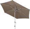 Doppler 'Expert 320 Auto Tilt' Sonnenschirm mit Kurbel, Alugestell / Polyester braun, Ø 320 cm Bild 5