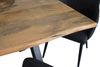 Esstisch Baumkante Massiv Mango naturfarben 200 x 100 schwarz X-Gestell Tiger 136790407 Bild 3