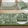 GarveeMore Veloursteppich Waschbarer Vintage Teppich Designteppich Läufer mit floraler Bordüre, Moderner Kurzflor, rutschfest, pflegeleicht & schmutzabweisend Bild 4