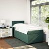vidaXL Boxspringbett mit Matratze Dunkelgrün 90x200 cm Samt 3286213 Bild 3