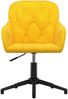 vidaXL Esszimmerstühle 2 Stk. Drehbar Gelb Samt 3103384 Bild 4