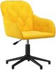vidaXL Esszimmerstühle 2 Stk. Drehbar Gelb Samt 3103384 Bild 3