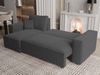Ecksofa Schlafsofa Sofa ADARA in Stoff Poso Dunkelgrau Ottomane Links Bild 3