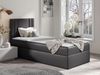 Boxspringbett 'Harlon Mini' links, dunkelgrau, 90x200 cm Bild 2