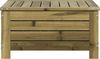 vidaXL Gartenhocker 62x63,5x32 cm Kiefernholz Imprägniert 844902 Bild 5