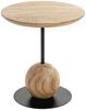 Beistelltisch >54971< in akazie, schwarz - 45x40 (HxD) Bild 3