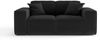Sofa Designersofa CELES 2-Sitzer in Stoff Scala Grau Bild 4