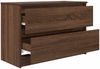 vidaXL TV-Schrank Braun Eichen-Optik 80x35x54 cm Holzwerkstoff 861793 Bild 5