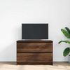 vidaXL TV-Schrank Braun Eichen-Optik 80x35x54 cm Holzwerkstoff 861793 Bild 3