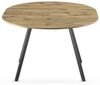 B&D home Esstisch TILL, Rund, ausziehbar, 120-150cm, Beton Bild 2