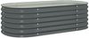 vidaXL Garten-Hochbeet 160x80x44 cm Verzinkter Stahl Grau 45529 Bild 2