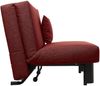 Faltsofa Kalomira Bezug Flachgewebe Metall schwarz / rot 21496 Bild 4