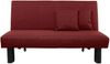 Faltsofa Kalomira Bezug Flachgewebe Metall schwarz / rot 21496 Bild 3