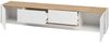 Lowboard Cintia / City, Holzwerkstoff, Weiß, Holzfarben, 220 x 40 x 45 cm Bild 3