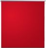 vidaXL Verdunklungsrollo Seitenzug Rollo Klemmrollo Klemmfix Kette, Rot, 60x120 cm Bild 2
