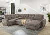 Job 'Livorno KPL' Wohnlandschaft, Microfaser bedruckt hellbraun Bild 2