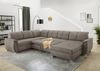 Job 'Livorno KPL' Wohnlandschaft, Microfaser bedruckt hellbraun Bild 4
