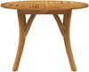 vidaXL Gartentisch Ø 110x75 cm Massivholz Akazie Bild 4