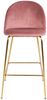 Barhocker >Lausanne< (2er-Set) in Rosa, Velour - 55x108x60cm (BxHxT) Bild 3