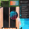 KESSER® Solarkollektor Poolheizung cm, Warmwasser Heizung Solarheizung für Pools l Beliebig erweiterbar l UV-beständiger Kunststoff 400 x 70 cm Bild 2