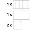 3x6 m Faltpavillon, PREMIUM Stahl 40mm, Seitenteile ohne Fenster, weiß Bild 3