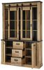 Furn. Design Buffet Stove (Buffetschrank in Used Wood, 133x201 cm) mit Schiebetüren, Soft-Close-Funktion Bild 4
