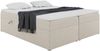 MEBLINI Boxspringbett LIONEL 160x220 cm mit Bettkasten - H4/Beige Webstoff Polsterbett - Doppelbett mit Topper & Bonellfederkern-Matratze Bild 2