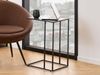 Beistelltisch >Inverness< in Schwarz matt aus MDF Metall - 43x63x35cm (BxHxT) Bild 1