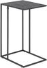 Beistelltisch >Inverness< in Schwarz matt aus MDF Metall - 43x63x35cm (BxHxT) Bild 2