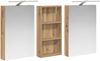 vidaXL Badezimmerschrank-Set 3 pcs 110 x 10,5 x 60,5 cm Holzwerkstoff 3403727 Bild 5