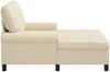 vidaXL Lounge-Liege mit Kissen Creme 91 x 157 x 91 cm Stoff 42022936 Bild 5
