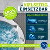 tillvex® Whirlpool Unterlage eckig 242 cm Grau | Bodenmatte Poolunterlage Matte viereckig Outdoor Whirlpools | Thermo Bodenschutzmatte Pool Untergrund | Bodenschutz Bodenplatte schützt & isoliert Bild 5
