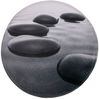 Sanilo Badematte Black Stones, Höhe 15 mm, schnell trocknend, Polyester, rund, Memory Schaum Bild 5