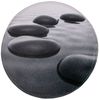Sanilo Badematte Black Stones, Höhe 15 mm, schnell trocknend, Polyester, rund, Memory Schaum Bild 4