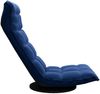 vidaXL Bodenstuhl Drehbar Blau Samt 336563 Bild 4