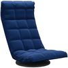 vidaXL Bodenstuhl Drehbar Blau Samt 336563 Bild 2