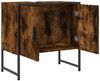 vidaXL Waschbeckenunterschrank Räuchereiche 60x33x60 cm Holzwerkstoff 842458 Bild 5