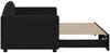 vidaXL Tagesbett Ausziehbar Schwarz 80x200 cm Stoff 3197185 Bild 4