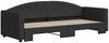 vidaXL Tagesbett Ausziehbar Schwarz 80x200 cm Stoff 3197185 Bild 3